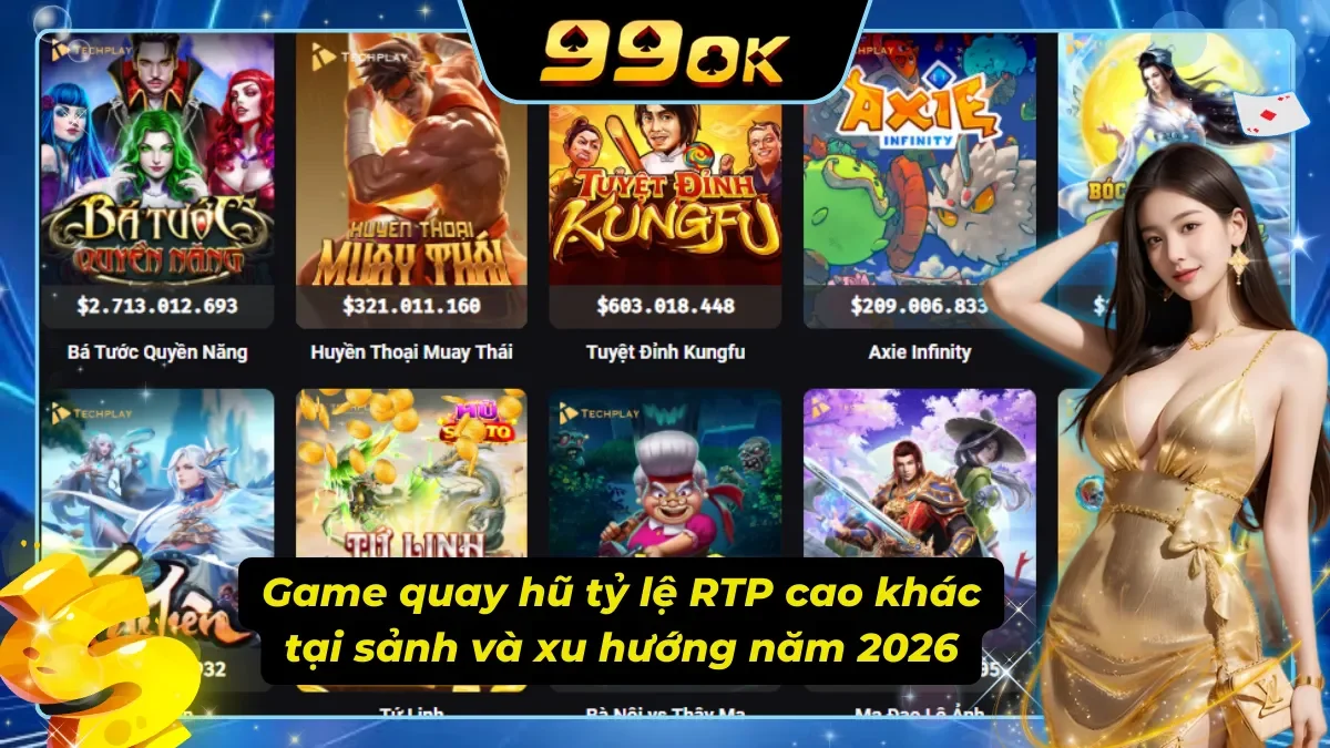 Các tựa game khác đang có mặt tại nổ hũ 99ok và xu hướng chơi